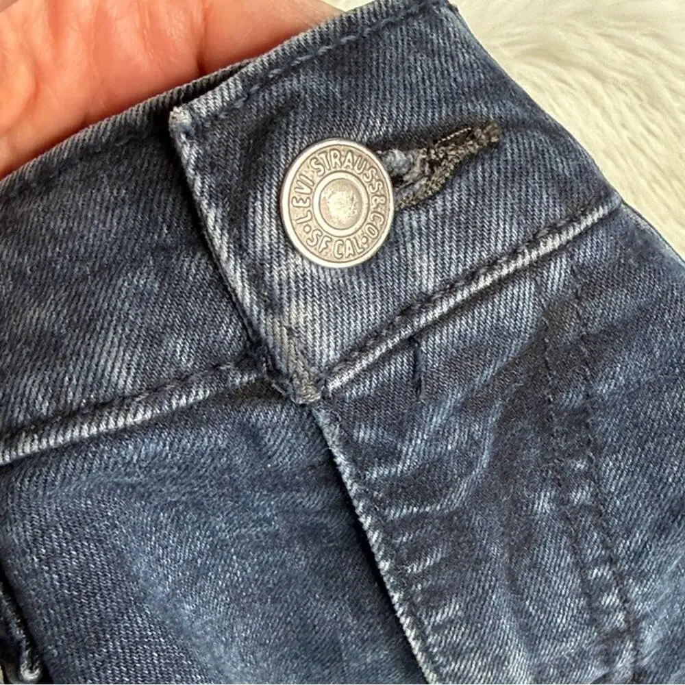 Levi’s 511 Dark Wash Cut From Men's Jeans Denim Cutoffs